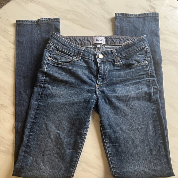 Paige Skyline Jeans Straight Leg Jeans Size 27 - Picture 3 of 12